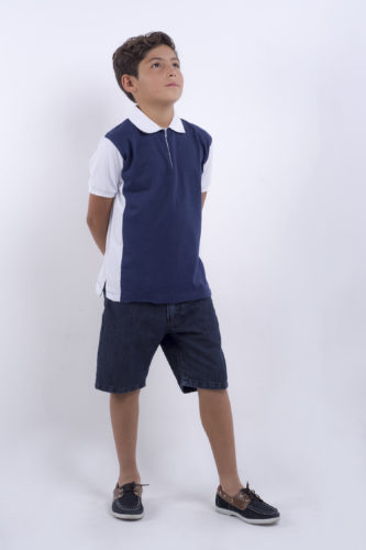 Playera Polo Azul