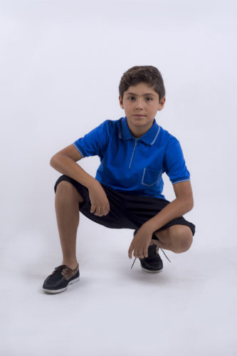 Playera Polo Azul